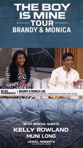 The Throwback Zone | The highly anticipated The Boy Is Mine Tour was officially announced today on CBS Mornings by Brandy and Monica🙌🏽🎶. The two iconic Queens... | Instagram