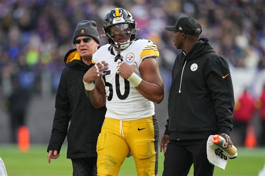 Pittsburgh Steelers suffer five injuries against Ravens, including star tight end