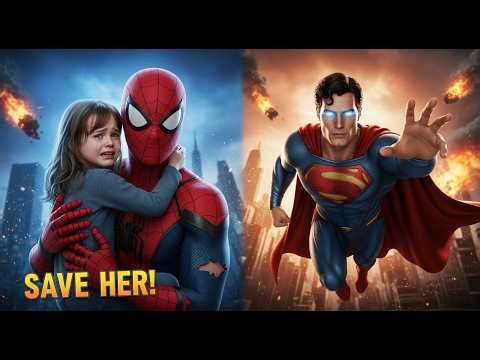 Superman Saves Spider-Man’s Daughter During a Citywide Collapse | Emotional Superhero Rescue