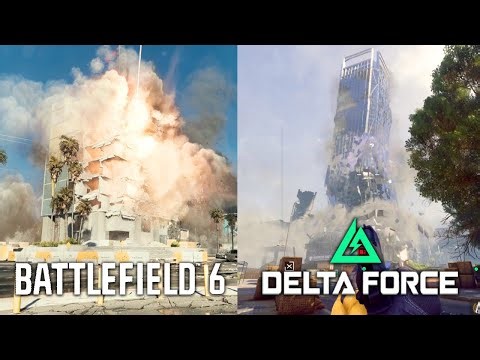 Delta Force vs Battlefield 6 Levolution and Destruction Comparison