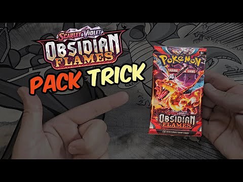 Obsidian Flames Pack Trick Tutorial: Scarlet and Violet Pokemon TCG