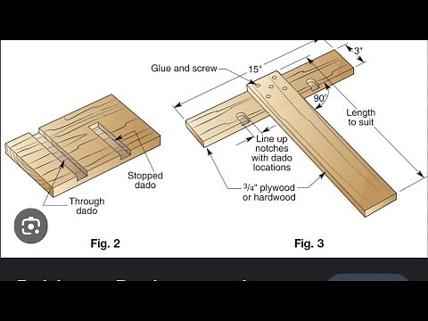 Cut dado’s and rabbets with the hand router . This video will show you how to make a jig to help you
