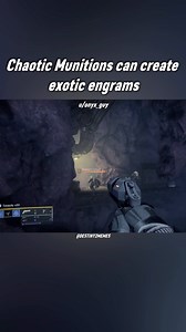 Chaotic Munitions can create exotic engrams #Destiny2 | Destiny 2 Memes