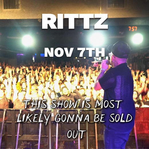 RITTZ is coming to Michigan THIS FRIDAY 🤘 I will have the honor and privilege to perform with RITTZ on his NIGHT OWL TOUR with special guest Insane E, along with my friends Nvck, BeardMusik , Biddy Bre, Napørä and Tobie Kedzior on November 7th at The Diesel Concerts Theater. 🔥 I will have special merch available for the occasion, and I hope to see all of my fellow rebels there as well 🤘 I thank God every day for these blessings he continues to give me, and I thank all of you for making moment