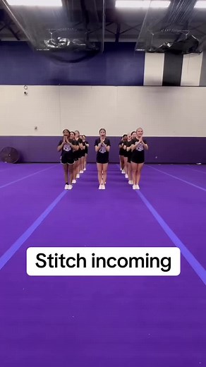 This is soooo smooth, and much faster than running between formation changes #cheerjudge #cheerleading #formations team is Woodhaven Varisty Cheer