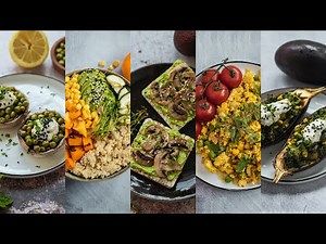 a week of savory lunches // 5 healthy vegan recipe ideas