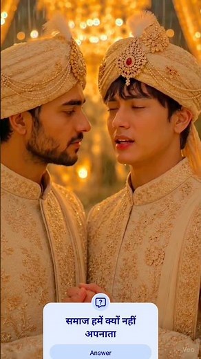 Why Is LGBTQ Love Still Judged? | Raj & Prem Emotional AI Story ❤️🌈