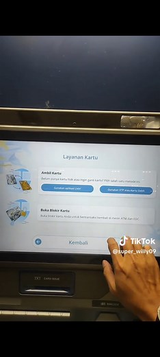 Cara Ganti dan Cetak Kartu Debit Mandiri di Mesin CS