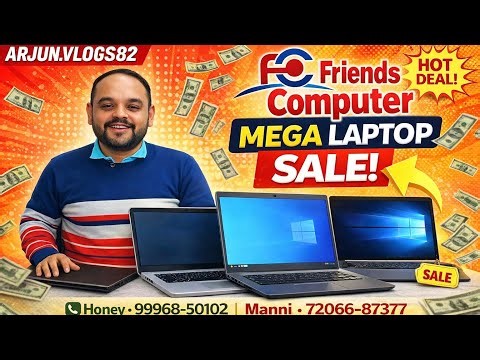 Friends ComputerMEGA LAPTOP SALE ! IN Ambala city |Arjun.Vlogs82|