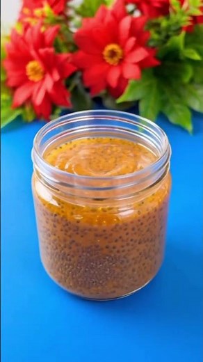 Banana Turmeric Cinnamon Chia Pudding | Healthy & Viral Superfood Recipe ✨🥣#recipe #food