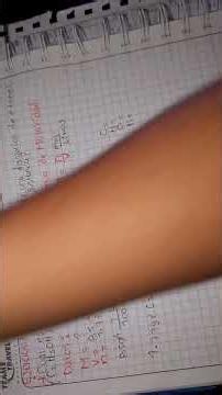¿como calcular la Molaridad fácilmente ?