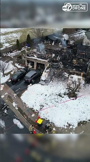 VIDEO: Aftermath of possible house explosion and fire in Virginia