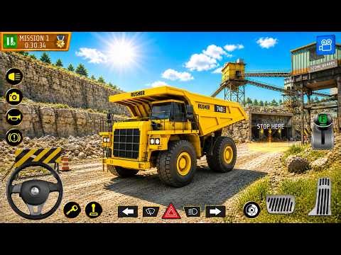 Quarry Driver 3: Giant Trucks | Massive Hauler Truck Transport Gameplay 2026 | Android Gameplay