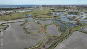 Guérande salt marshes, Loire Atlantique, France