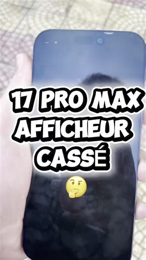 Dadine Réparation Phone on Instagram: "✅Afficheur 17 Pro Max Client satisfait 😌 #17promax #APPEL #iphone17promax #IPHONE #iphonephotography #iPhoneCase #iphonephotography #Afficheur #reparationsmartphone #telephone"