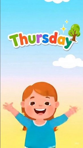 Days of the Week Song for Kids | Learn Monday to Sunday with Fun Animation #shorts #youtubekids