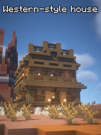 Building a Western Style House in Minecraft
