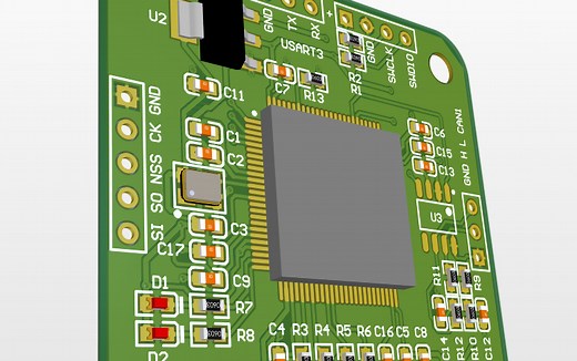 STM32最小系统板绘制演示
