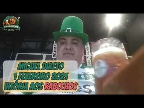 Miguel direto - 1 Fevereiro 2021 - vitória frente os rabolhos