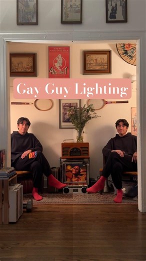 You know you’re in a gay man’s home when… #gay #lighting #interiordesign