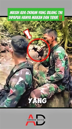 This TNI soldier ran out of logistics while searching for the missing border marker 😭#shorts #tni...