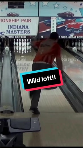 🎳😱 EXTREME LOFT! Kevin McCune after winning the Indiana State Masters unleashed this loft ball to celebrate. #TheRingingTen #bowling #InsideBowling #fyp #bowlingtiktok #bowlingtok #bowlingball #pinaction #loft