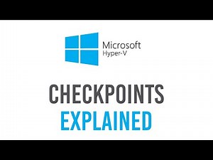 Using checkpoints to revert virtual machines to a previous state