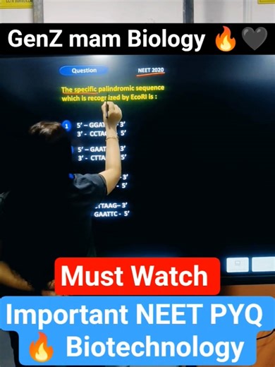 Most Expected PYQ 💥 Biotechnology | NEET Biology #shorts #viral