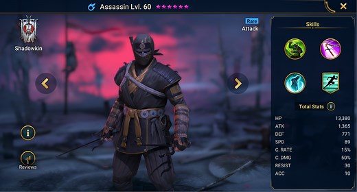 Assassin - HellHades - Raid Shadow Legends