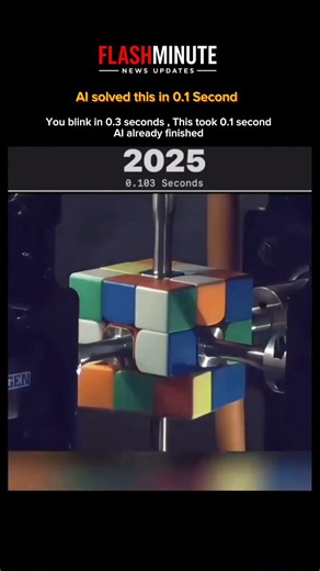 AI Solved a Rubik’s Cube in 0.1 Seconds 🤯