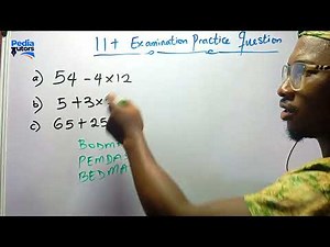 11+ Maths Practice: Solve These Step-by-Step! (BIDMAS Made Easy)