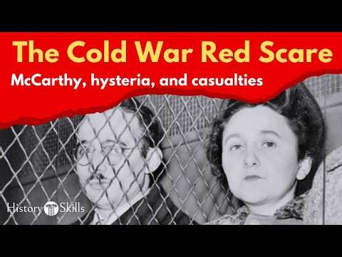 Second Red Scare during the Cold War Explain | Fear, paranoia, McCarthy and the Rosenbergs