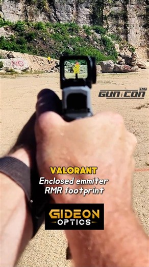 POV shooting with Gideon's PISTOL optics #GunRange #TacticalGear #Shorts