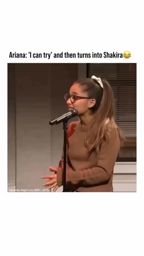 🫶🕊️. 𝐂𝐄𝐈𝐄𝐁 𝐒𝐎𝐔𝐑𝐂𝐄 𝐓𝐕 on Instagram: "She somehow sounded even more like Shakira than Shakira herself. In March 2016, while hosting Saturday Night Live, Ariana Grande stunned audiences with her flawless impersonation of Shakira, performing Whenever, Wherever with uncanny precision. The sketch quickly went viral, highlighting Ariana’s remarkable vocal control, sharp comedic timing, and extraordinary ability to mimic iconic artists with ease. The performance became one of the most tal