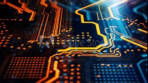 Technology background/Technology background of the abstract computer motherboard, can be used in the description of technological processes, science.