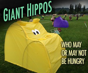 Giant Hippos (Who May or May Not Be Hungry)