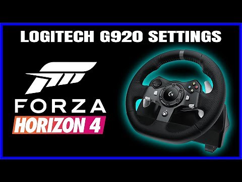 FORZA HORIZON 4 - Logitech G920 Best Wheel Settings - Realistic Feel - For Xbox