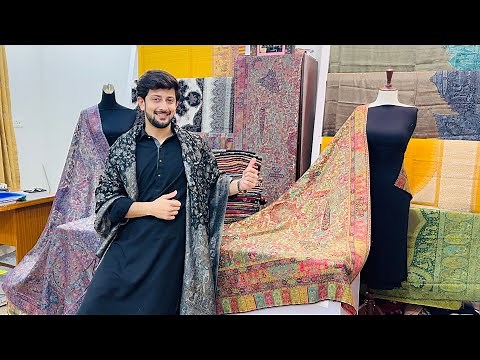 Pure Pashmina Kaani Work Hand Embroidered Shawls With Royal & Mughal Designs 2025!