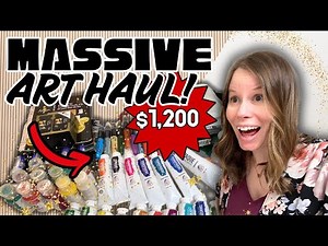 ART HAUL! ✨Unboxing the ULTIMATE Art Supply Box (Milan Mixed Media Kit!)