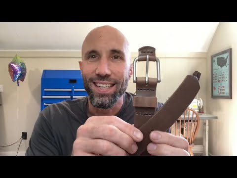 Leather Belt making tutorial: you can make this high end leather belt!