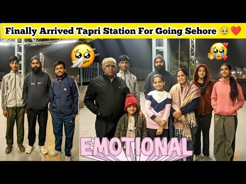 Finally Arrived At Tapri Railway Station For Going Sehore From Saharanpur 😍 Vivek Chauhan Vlogs