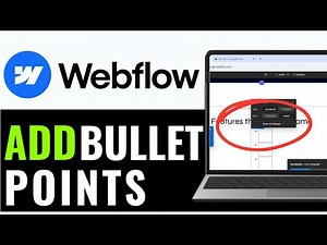 How to Add Bullet Points in Webflow 2025 (Beginner Guide)