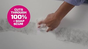 Mr. Clean Magic Eraser 2 in 1 Bath Lemon Scent Bathroom Cleaner Sponge (3 CNT) 003077215636