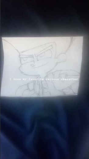 I drew my favorite cartoon character Johnny Test