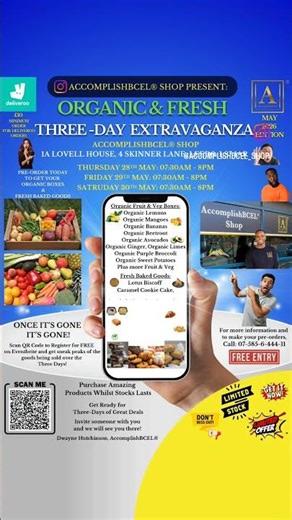 May 2026: Organic & Fresh Extravaganza by AccomplishBCEL® | Sign Up for free on Eventbrite