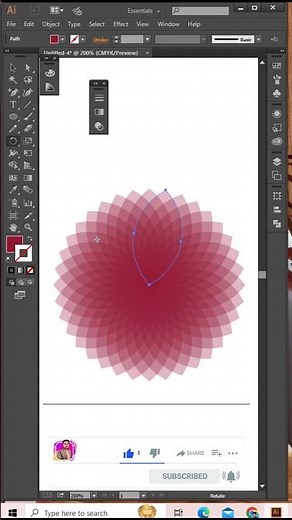Rotate Tool in Adobe Illustrator #adobeillustrator #art #rotation