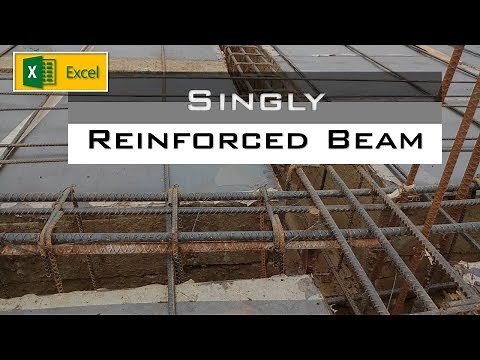 Design of beam - Singly Reinforced : Excel - How? (Simple & Easy)