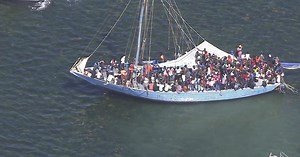 Coast Guard intercepts sailboat packed with migrants off Biscayne Bay
