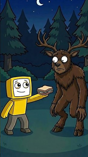 We became friends with THE Deer?? - 99 NIGHTS IN THE FOREST | ROBLOX ANIMATION