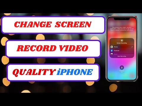 How to Change Screen Recording Quality on iPhone | Screen Recording Quality iPhone